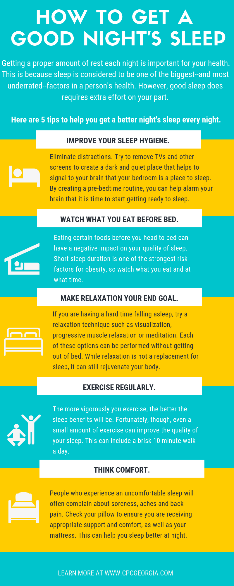 Tips for a Good Night's Sleep